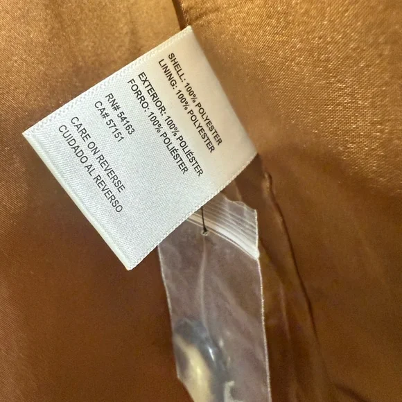 DKNY Women's Tan Trench Coat - Picture 5 of 6